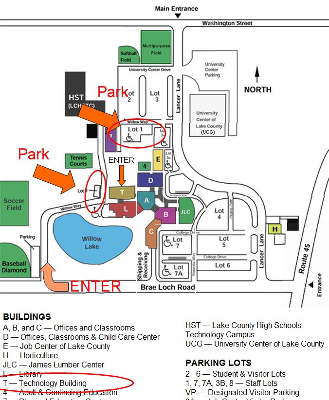 College Of Lake County Campus Map - Map