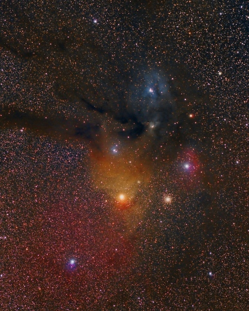 Antares - Rho Ophiuchi Nebula Complex - 29 April 2019